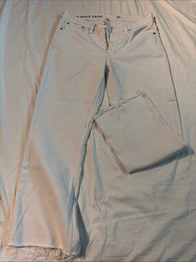 J Crew White Boot Crop Ladies Jeans